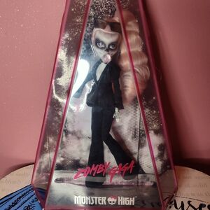 Monster High Zomby Gaga Doll with Black and Pink